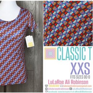 LuLaRoe Classic T - Size XXS - NWT